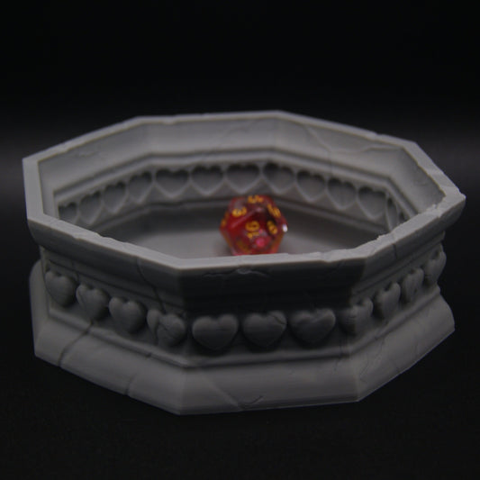 Hearts Vault Dice Rolling Tray