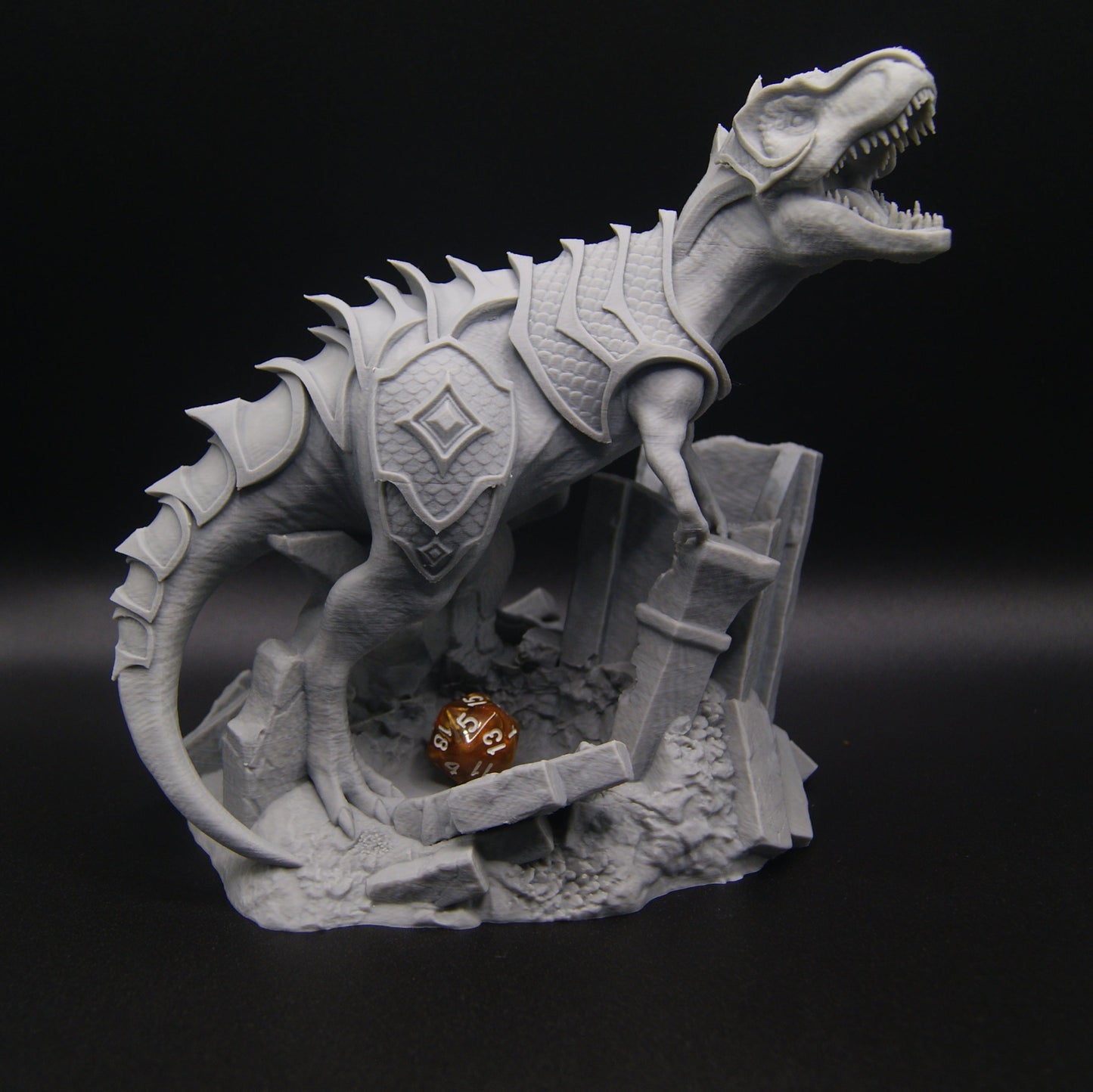 Warrior T-Rex Dice Tower