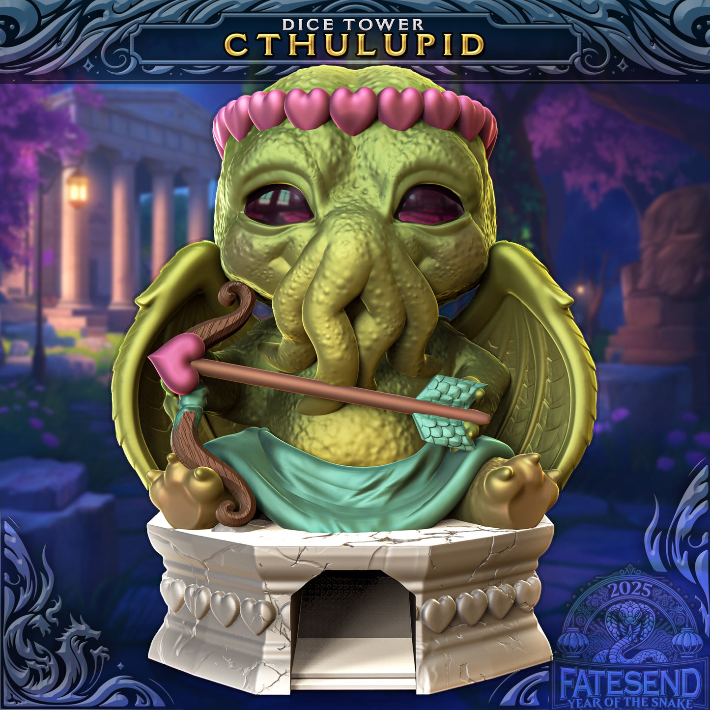 Cthulupid Dice Tower